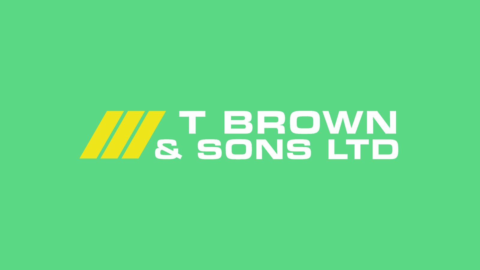 Website for T Brown & Sons